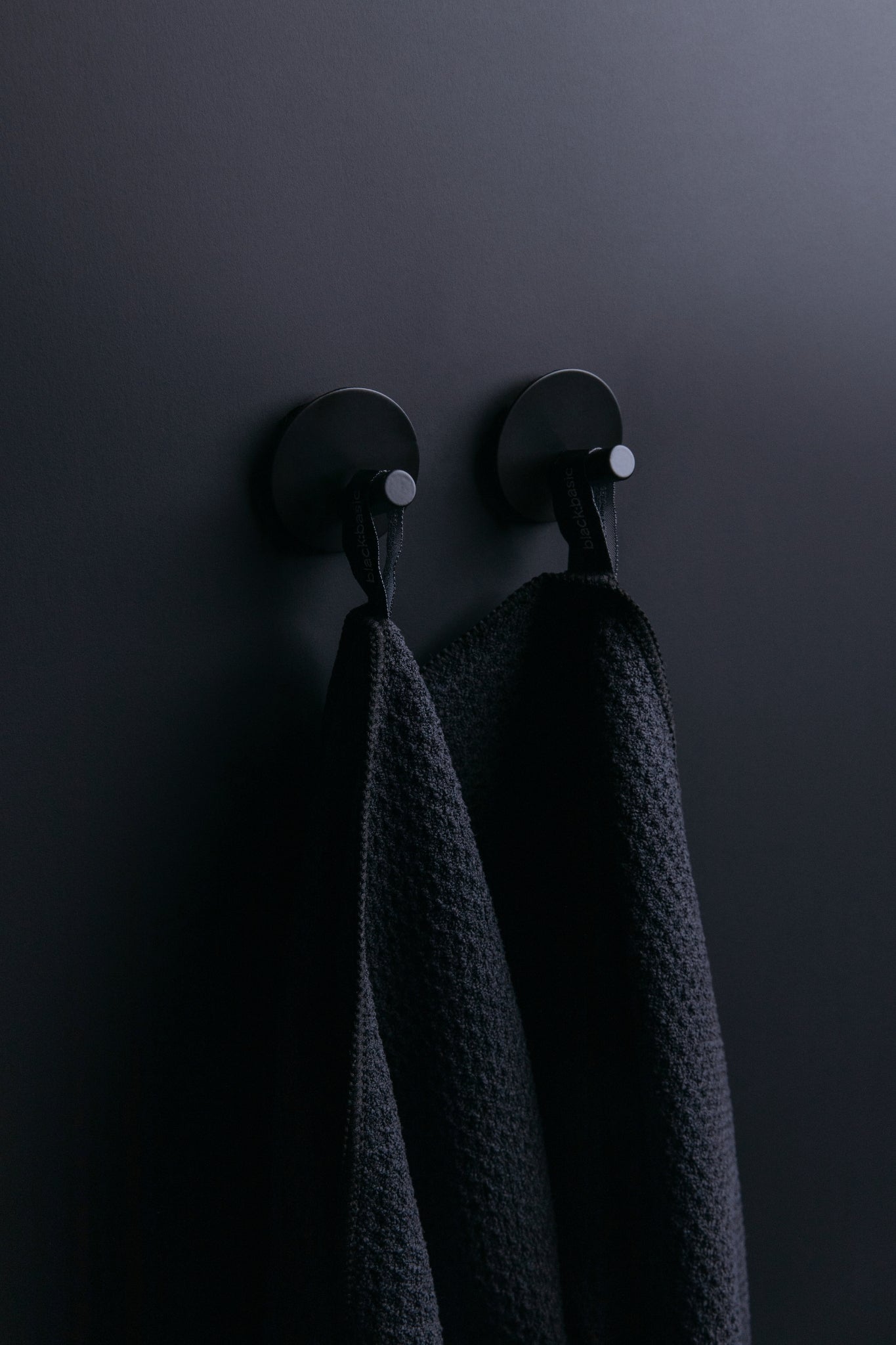 Black Microfibre Kitchen Towels