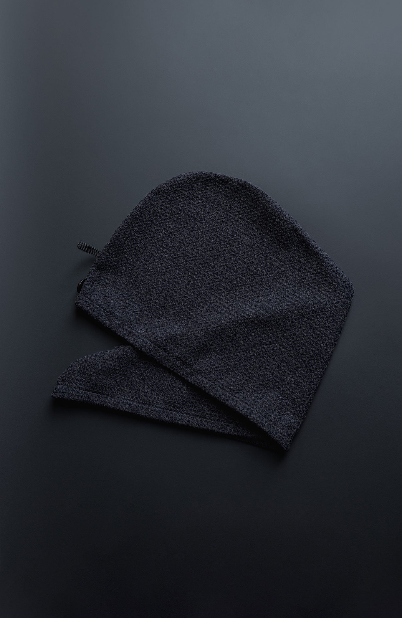 Black Microfibre Hair Towel