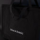 Black Multi-Pocket Tote Bag